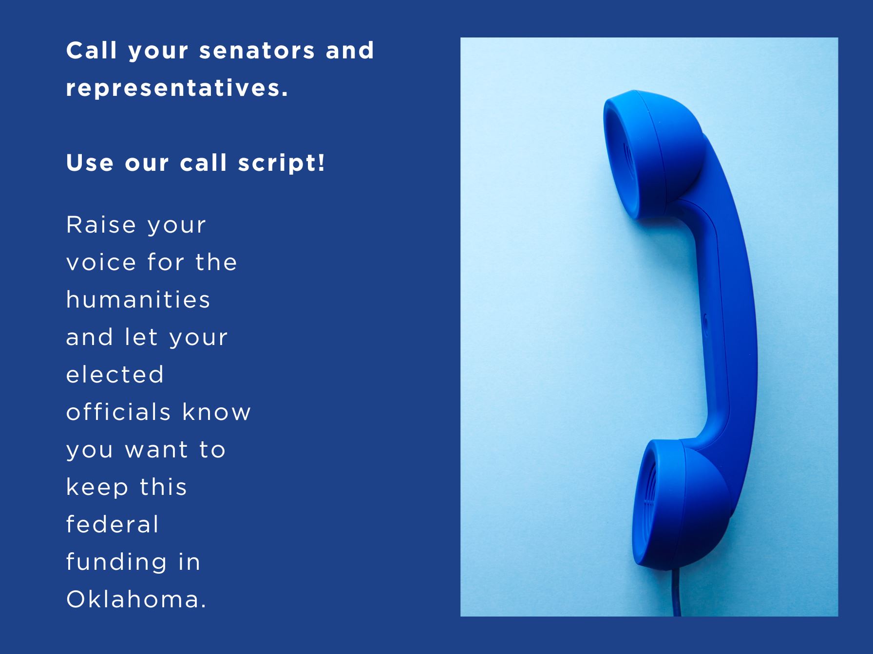 Call your reps