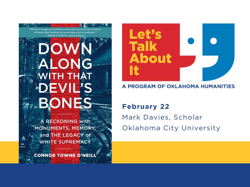down along with that devil's bones, february 22, Mark Davies scholar, oklahoma city university