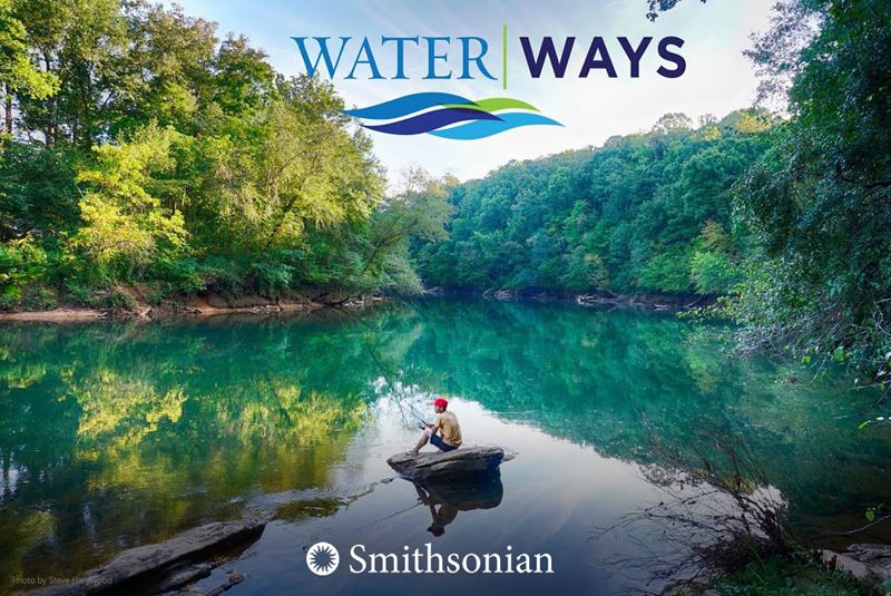 Water Ways - person fishing on the water